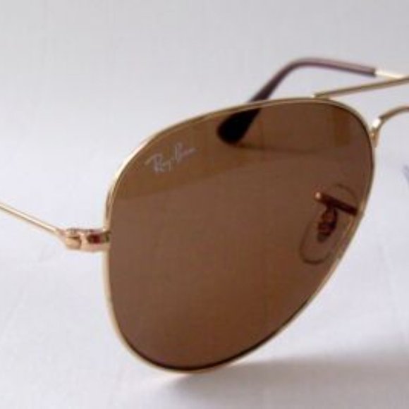 New RB 3025 001/33 gold/brown 58mm sunglasses main image 4